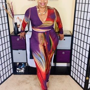 Purple plus jumpsuit